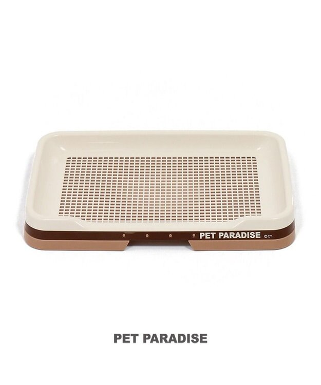 PET PARADISE ペットパラダイス 2WAY トイレトレー（室内トイレ） 茶系