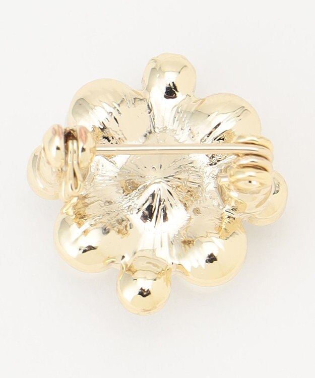 ANY 【2セット】【親子で使える】パールビジューブローチ ゴールド