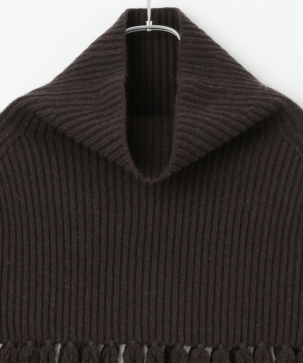 #Newans カシミヤブレンドバルキースヌードベスト ダークブラウン系