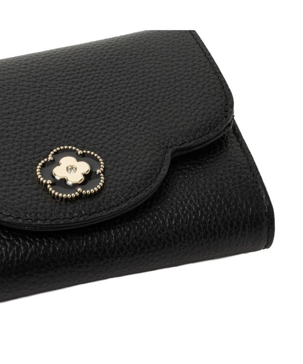 CLATHAS ペルル 二つ折り財布 ブラック