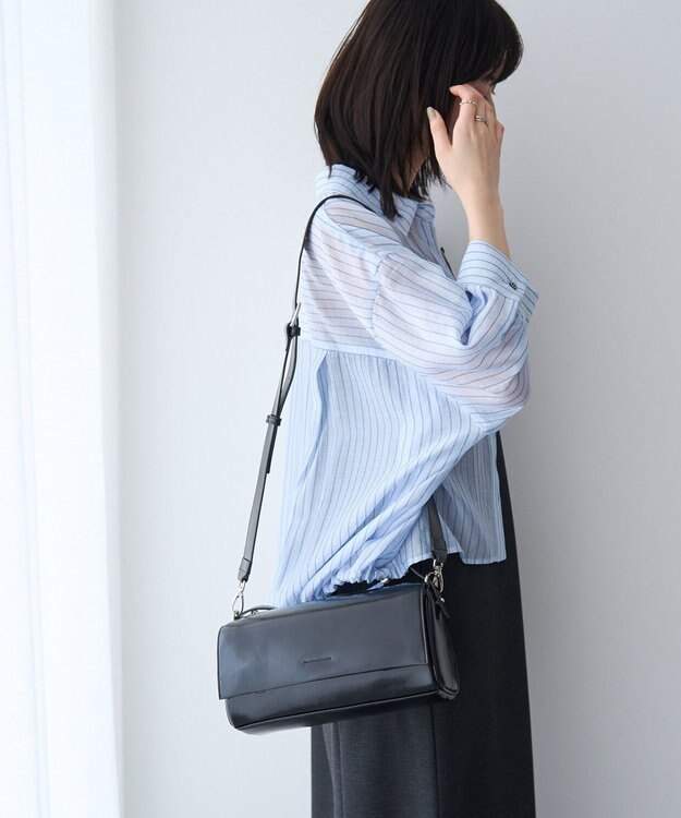 YECCA VECCA 【2点SET】ミリタリーシアーシャツセットキャミワンピース Charcoal Gray