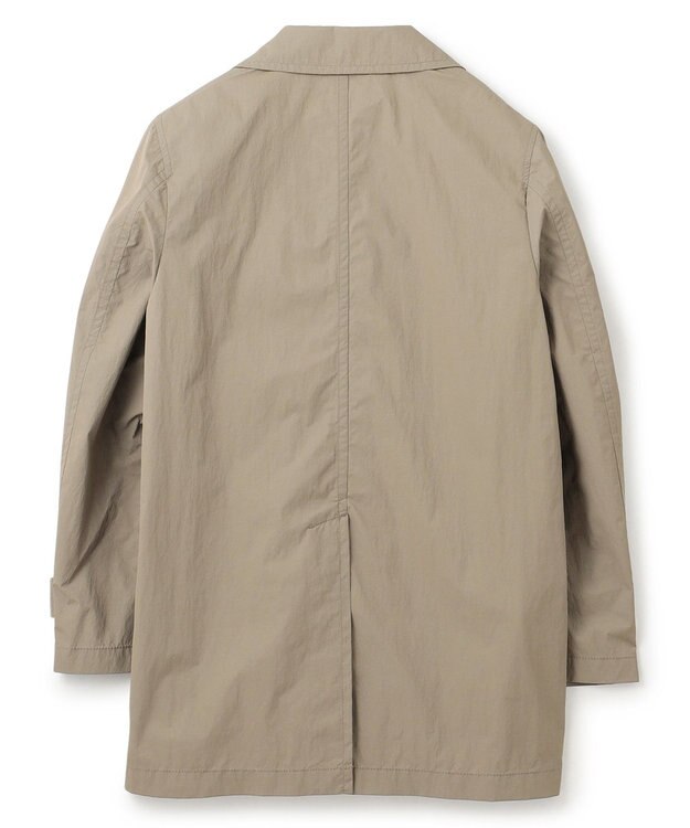 JOSEPH HOMME 【LEON 掲載】ブライトナイロンシャンブレー 　シングルブレストスプリングコート ベージュ系