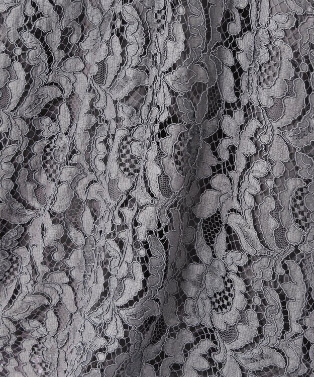 GRACE CONTINENTAL コードリバーレースドレス グレー