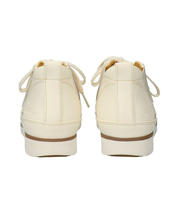 INTER-CHAUSSURES 【BUSSOLA】サイドゴアミドルカットスニーカー アイボリー