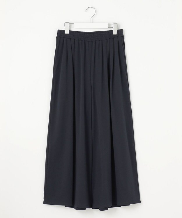 23区 【Indian Factory】ツイストスムースジャージー ワイドパンツ ネイビー系