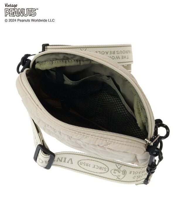 Green Parks ■ＰＥＡＮＵＴＳ　キルティングショルダーＳ Light Beige