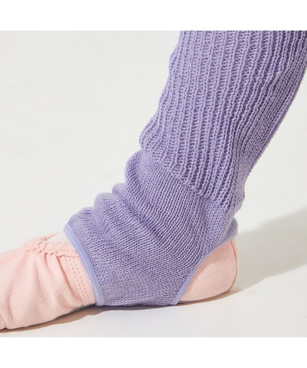 Chacott レッグウォーマー ラベンダー