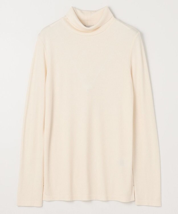 ANY 【洗濯機可】ソフトタッチリブタートルネック オフ