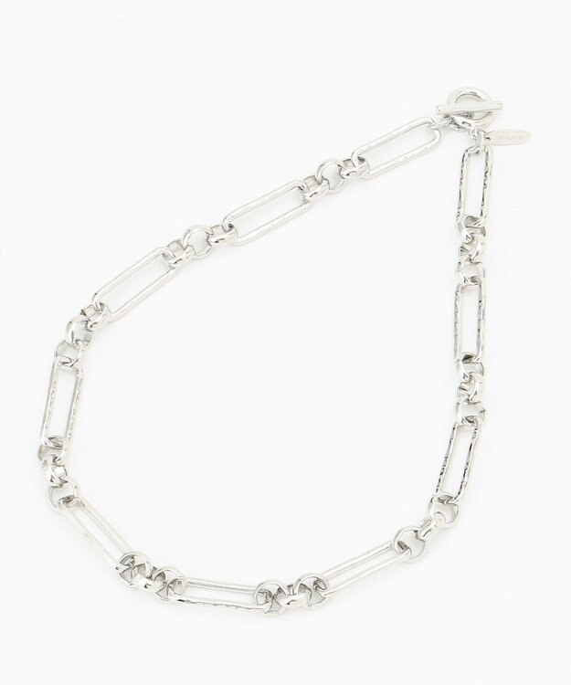 自由区 ミックスチェーンショートネックレス シルバー系