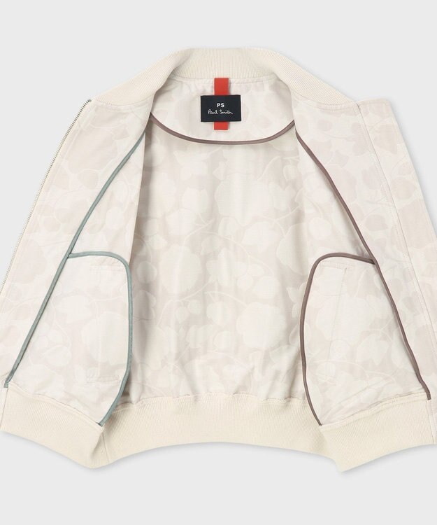 Paul Smith Perforated Floral ジャカード ブルゾン アイボリー