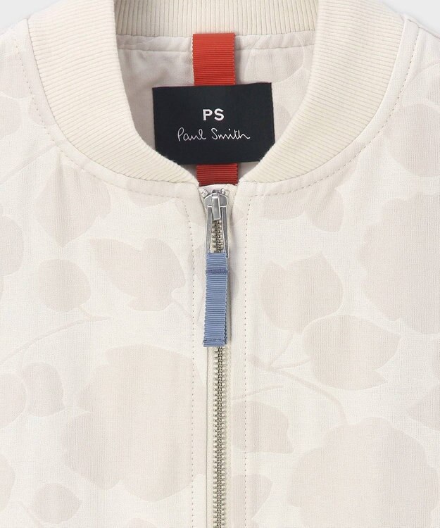 Paul Smith Perforated Floral ジャカード ブルゾン アイボリー