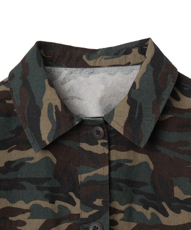 WEGO ミリタリーショートシャツ 柄1