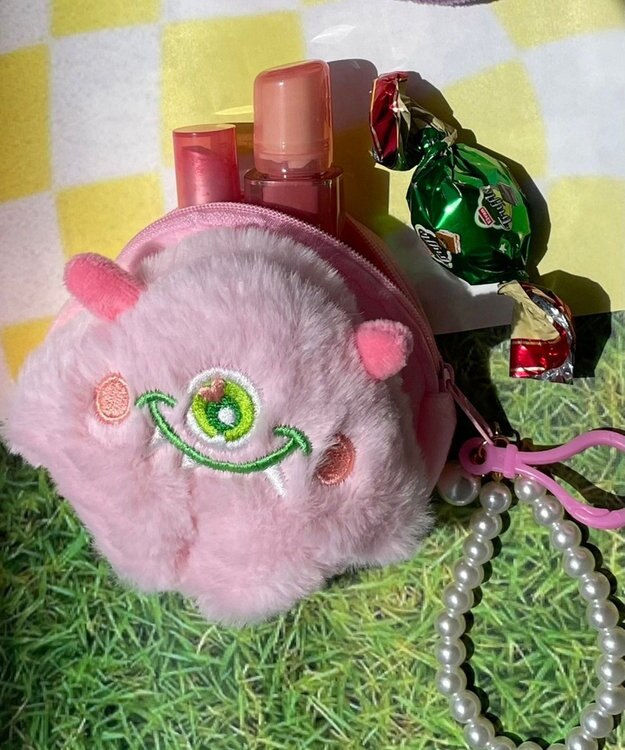 WEGO プリプリモンスターミニポーチ ピンク