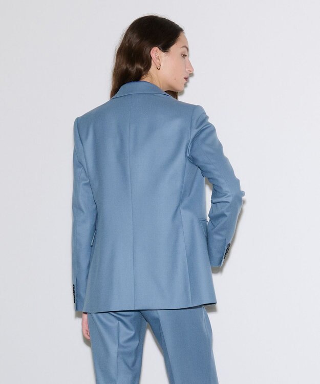 JOSEPH エアリーフランネル　ジャケット Cloudy Blue