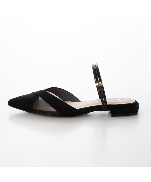 MODE ET JACOMO <carino>【２WAY】バックベルトサンダルパンプス ブラック