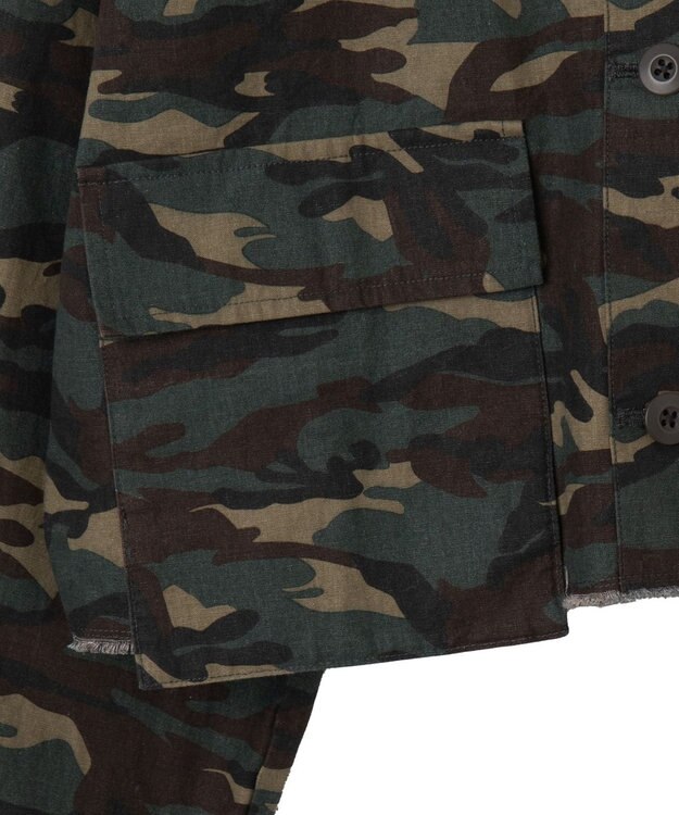 WEGO ミリタリーショートシャツ 柄1