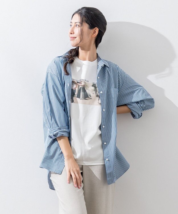 ONWARD Reuse Park 【23区】ブラウス春夏 ブルー