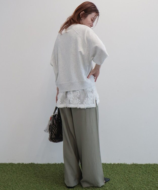 AMERICAN HOLIC 【RUSSELL】ロゴ半袖スウェット Gray Mixture