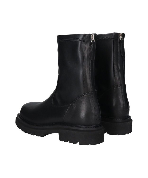 Bridget Birkin 【PARADIS COULEUR】防滑ソール撥水ストレッチショートブーツ ブラック