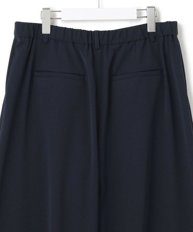 23区 L 【Lサイズ限定/洗える】ハイストレッチツイル パンツ ネイビー系