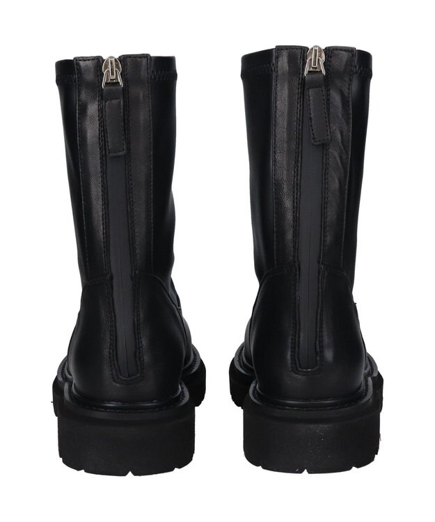 Bridget Birkin 【PARADIS COULEUR】防滑ソール撥水ストレッチショートブーツ ブラック