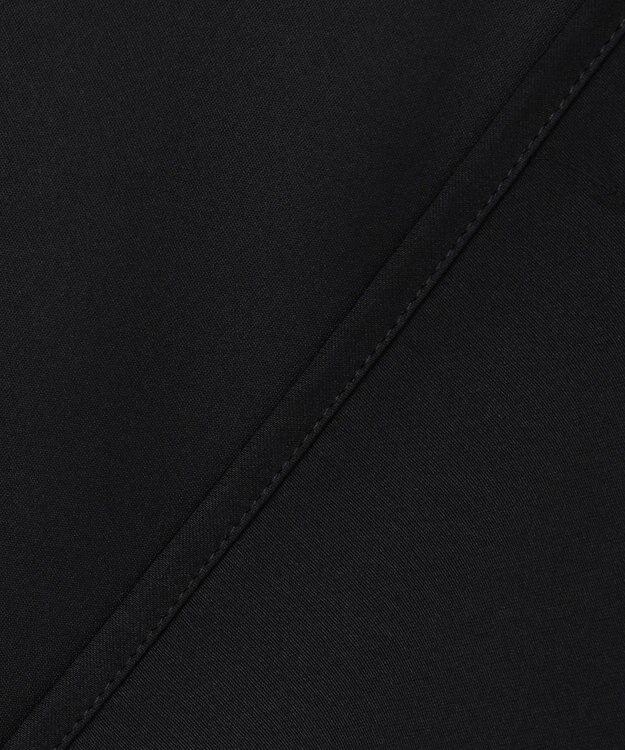 uncrave ライトダブルサテン タックブラウス ブラック