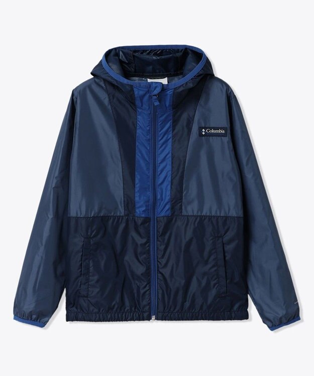 Columbia Columbia/ キッズアイテム/ バックボウルIIフーデッドウィンドブレーカー /コロンビア Dark Mountain Coll Navy Mountain Blue