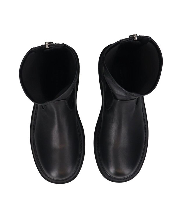 Bridget Birkin 【PARADIS COULEUR】防滑ソール撥水ストレッチショートブーツ ブラック