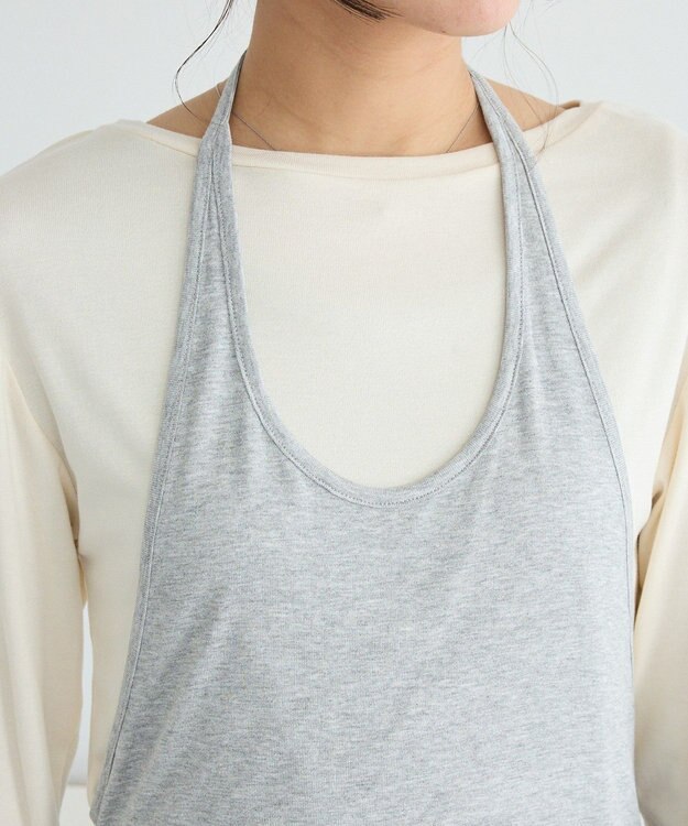 CRAFT STANDARD BOUTIQUE 2点セット/ホルターネック+ロンTee Ivory
