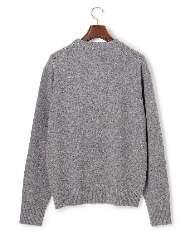 J.PRESS MEN 【NYUZELESS】1902 クルーネックロゴ ニット グレー系