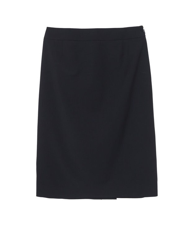 DAKS ウールタイトスカート ネイビー