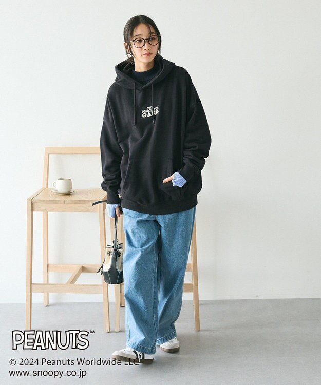 CRAFT STANDARD BOUTIQUE 【PEANUTS】プリントパーカー Black