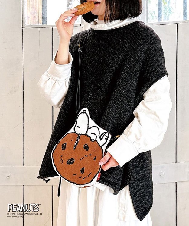 ROOTOTE 8392【スヌーピー】IP.ベビールー.ピローニット.ピーナッツ-9O 04：クッキー