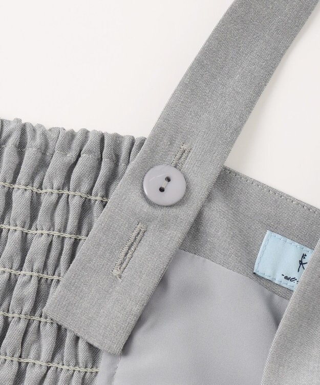 組曲 【WEB限定】ティアードワンピース ライトグレー系