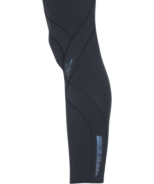 CW-X 【MEN】 CW-X スポーツタイツ 下半身フルサポート 運動時の筋肉の疲労軽減 マラソン 球技 スキー スノーボード ナイトラン ロング 足首丈 メンズ HZO709 /ワコール ブラック