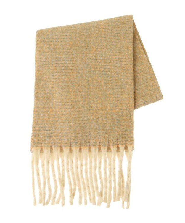 Green Parks ・ミックスニットマフラー Yellow