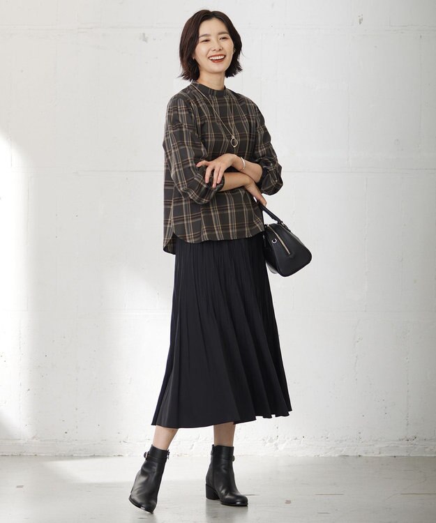 J.PRESS LADIES ノットリング ワントップ ネックレス ゴールド系