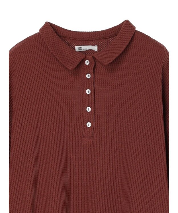 CRAFT STANDARD BOUTIQUE ワッフルワンピース Brick Red
