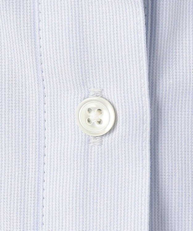 J.PRESS LADIES 【WEB限定カラーあり】COTTON TEX ブラウス ライトグレーストライプ系