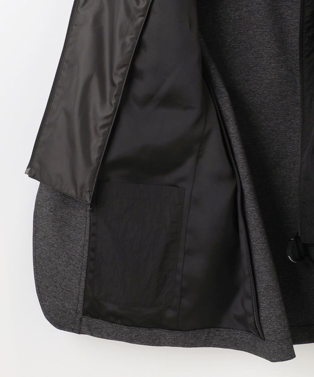 JOSEPH ABBOUD MOUNTAIN 【フードが外せる】メランジハイパワー2wayストレッチ ジャケット グレー系