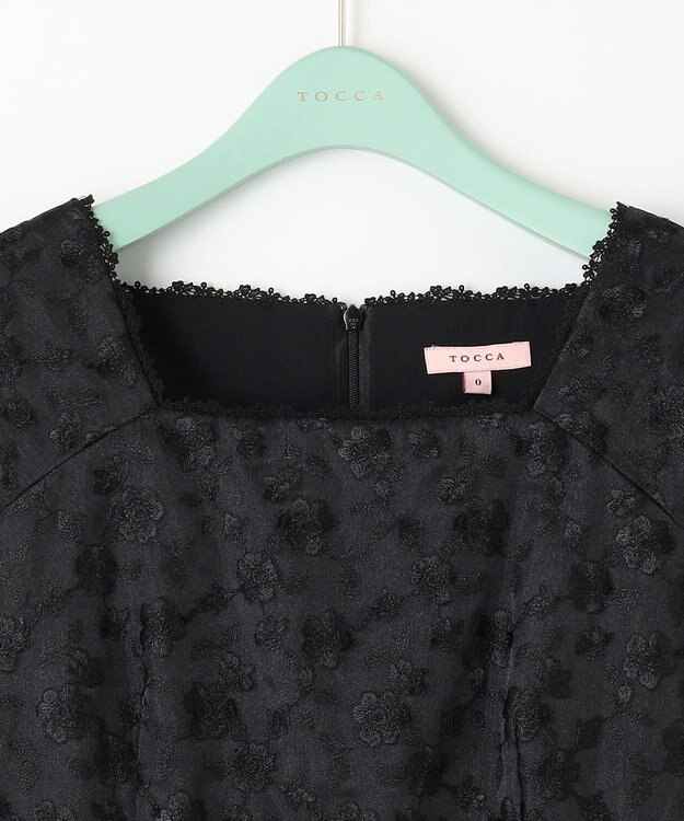 TOCCA 【洗える】FLOWERS ドレス ブラック系