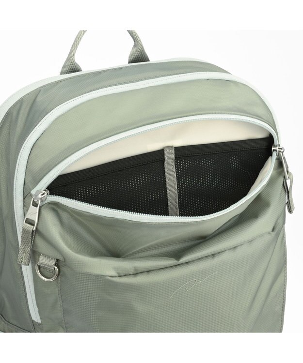 ACE BAGS & LUGGAGE W&.Day/Night モルテルン ラウンドリュック A4サイズ 14.0インチPC収納 20492 ダブルアンド セージグレー