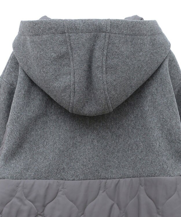 CRAFT STANDARD BOUTIQUE キルト切替フードコート Gray