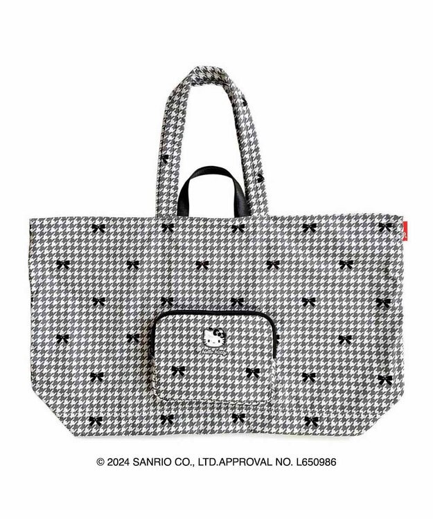 ROOTOTE 8396【サンリオ】 IP.マキシ.パッカブル..ハローキティ-A 01：ハウンドトゥース