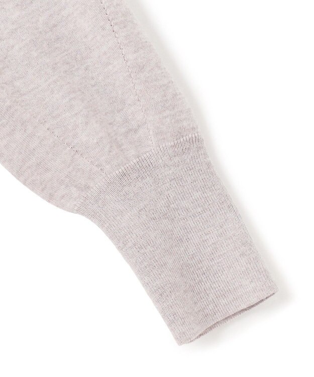 23区 【洗える】ウーステッドウール ボウタイ ニット ベージュ系