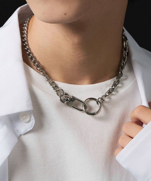 WEGO Mカラビナネックレス 柄1