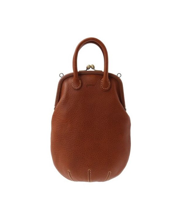 genten ミネルヴァキッコ 口金ショルダーバッグ ネイビー