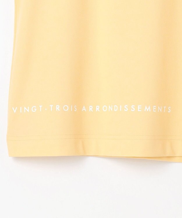 23区GOLF 【WOMEN】フレンチスリーブストレッチモックネック ライトイエロー系