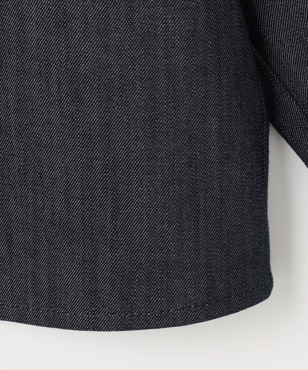 J.PRESS LADIES S セルロースシャンブレー ジャケット ネイビー系