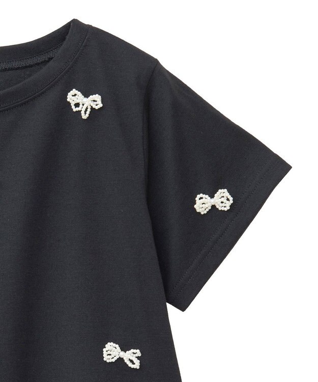 Green Parks ・ｓｗｉｎｇ　ｂｙ　パールリボンモチーフＴＥＥ Black